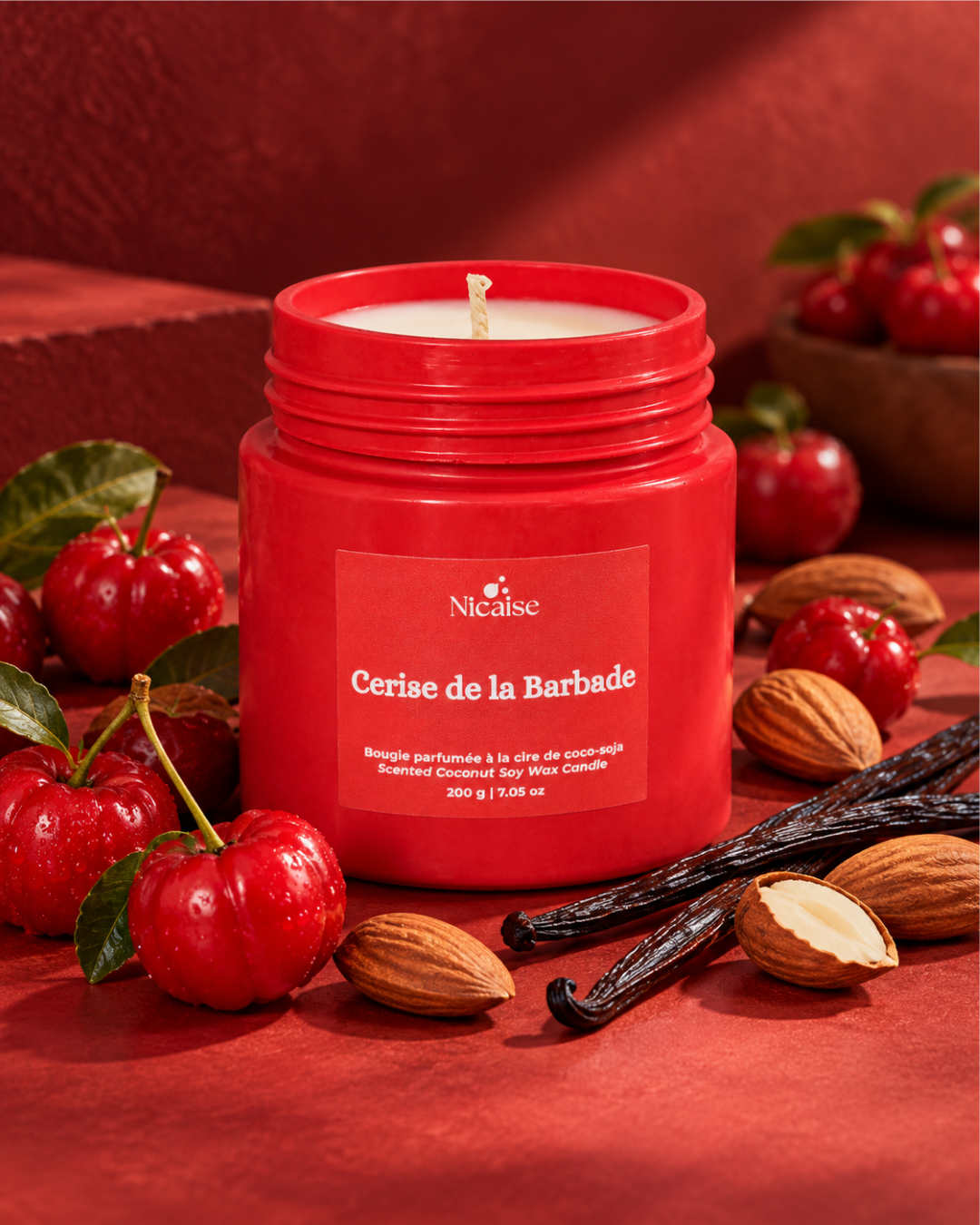Bougie Cerise de la Barbade