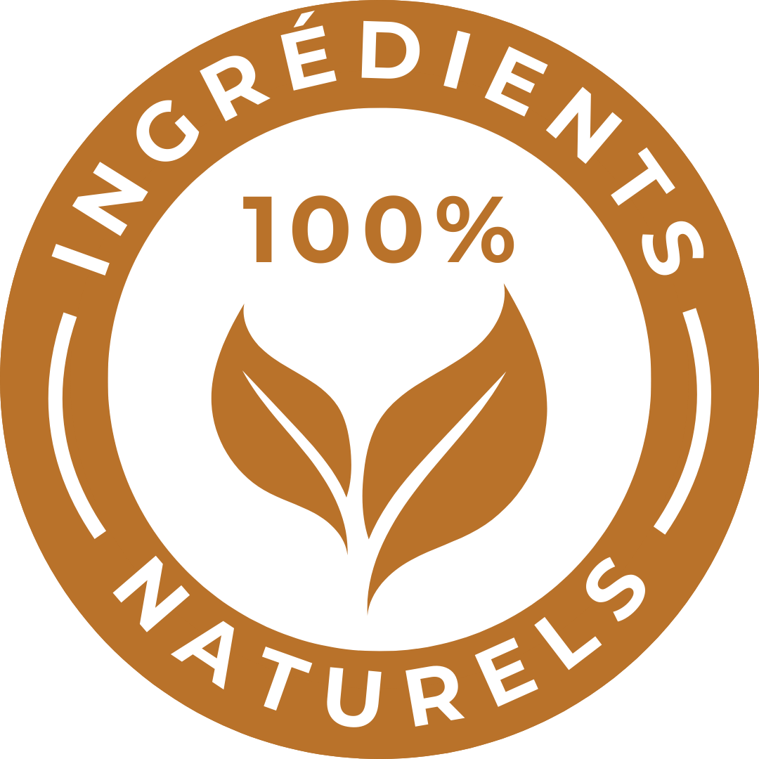 Label “100% ingrédients naturels” – bougies parfumées artisanales fabriquées à la main